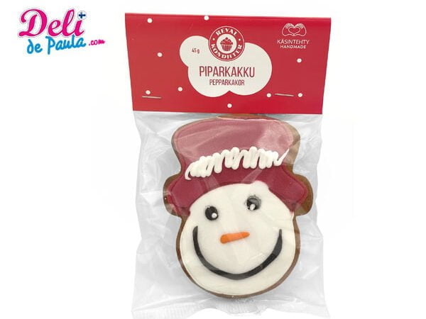 Gingerbread Santa Claus face - Deli de Paula
