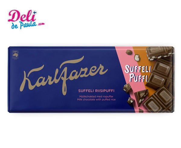 Karl Fazer Suffeli chocolate con leche 198 g - Deli de Paula