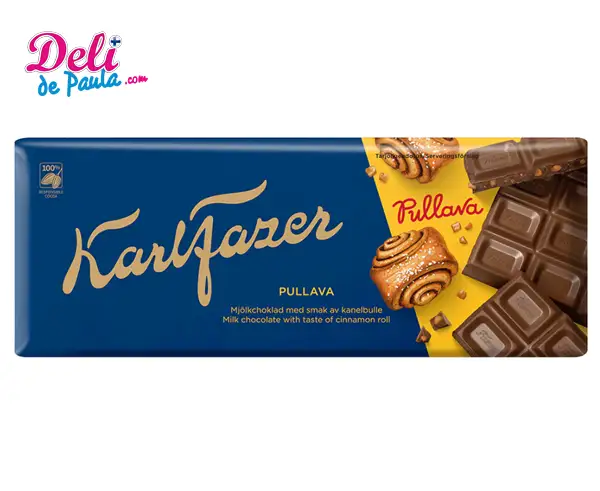 Karl Fazer Bollo de canela tableta de chocolate - Deli de Paula