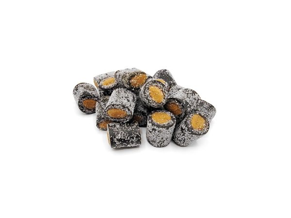 Regaliz con relleno de regaliz salado 100g